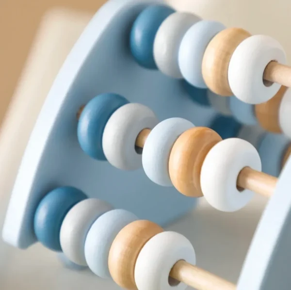 A close up of an abacus